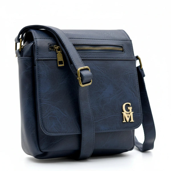Borsello Uomo firmato Gyoiamea simil pelle borsellino Capiente e Resistente multi tasche vintage