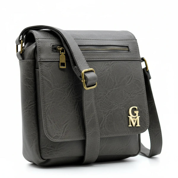 Borsello Uomo firmato Gyoiamea simil pelle borsellino Capiente e Resistente multi tasche vintage