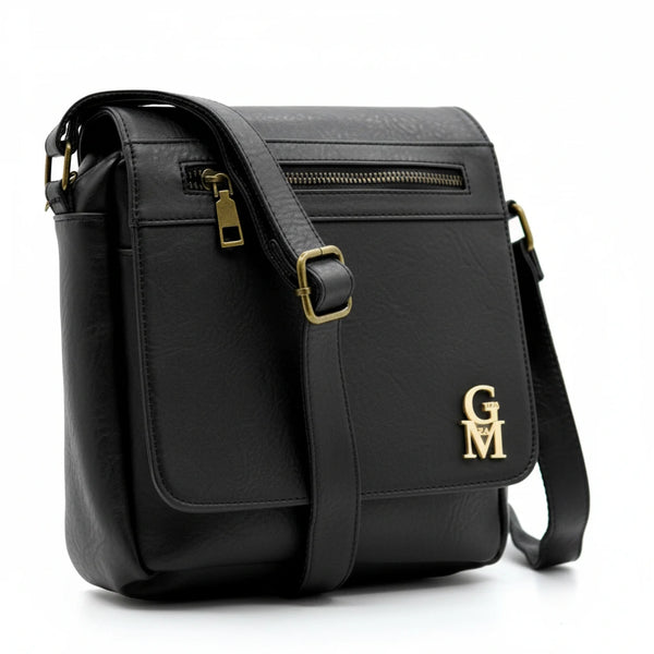 Borsello Uomo firmato Gyoiamea simil pelle borsellino Capiente e Resistente multi tasche vintage