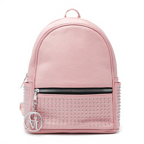 Zaino eco Pelle firmato GYOIAMEA   - Elegante e Resistente, Donna , Zaino Casual borchiato borchie zainetto