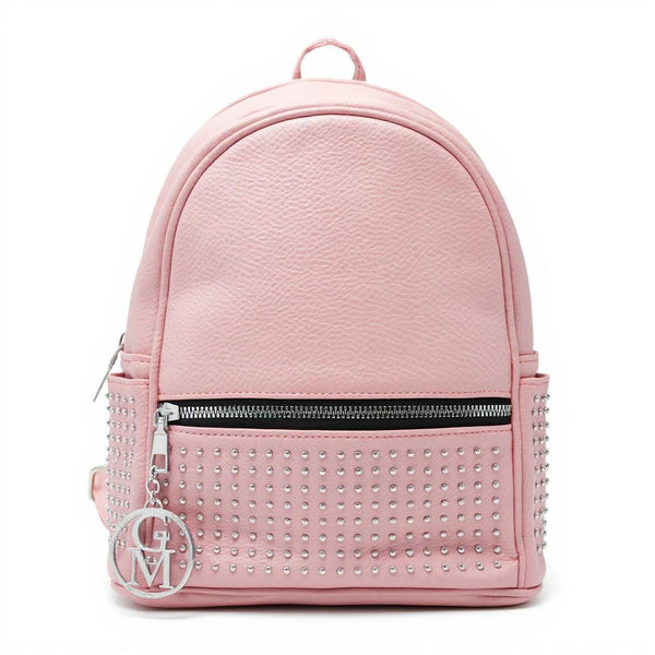 Zaino eco Pelle firmato GYOIAMEA   - Elegante e Resistente, Donna , Zaino Casual borchiato borchie zainetto