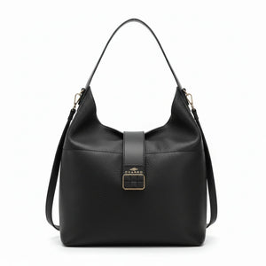CHARRO - Borsa sacco a spalla grande vintage cinghia tracolla casual simil pelle mono manico