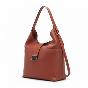 CHARRO - Borsa sacco a spalla grande vintage cinghia tracolla casual simil pelle mono manico