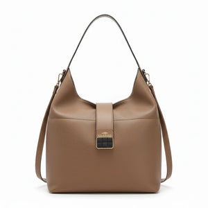 CHARRO - Borsa sacco a spalla grande vintage cinghia tracolla casual simil pelle mono manico