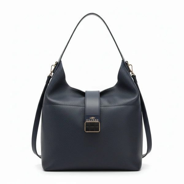 CHARRO - Borsa sacco a spalla grande vintage cinghia tracolla casual simil pelle mono manico