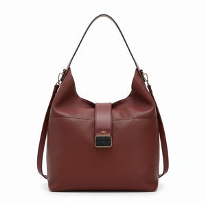 CHARRO - Borsa sacco a spalla grande vintage cinghia tracolla casual simil pelle mono manico