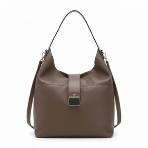 CHARRO - Borsa sacco a spalla grande vintage cinghia tracolla casual simil pelle mono manico