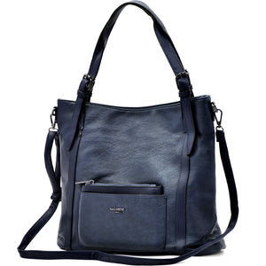 Borsa firmata Nazareno Gabirelli donna spalla shopping capiente simil pelle venata coconuda