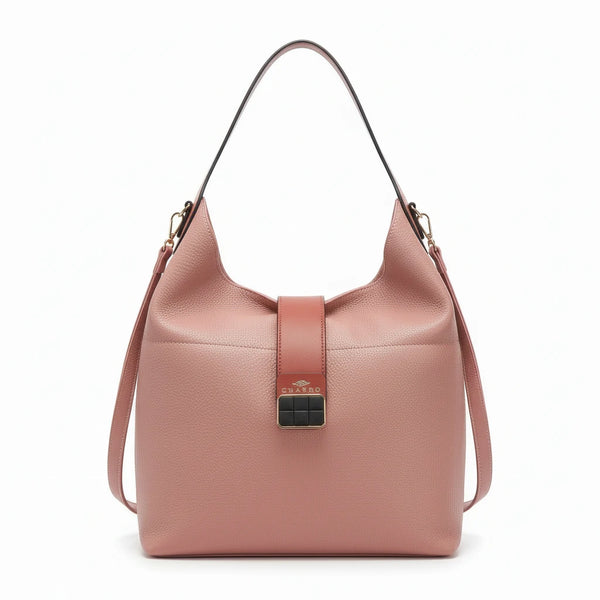CHARRO - Borsa sacco a spalla grande vintage cinghia tracolla casual simil pelle mono manico