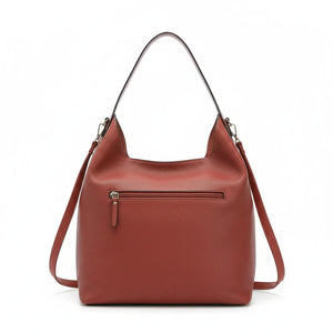 CHARRO - Borsa sacco a spalla grande vintage cinghia tracolla casual simil pelle mono manico