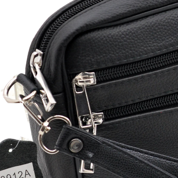 Gyoiamea - Pochette vera pelle venata uomo Pelle multitasche Pochette a Mano Da Polso