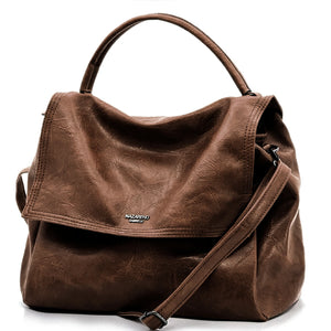 NAZARENO GABRIELLI - Borsa multitasche firmata giornaliera elegante 3 zip platta bauletto capiente