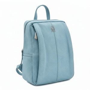 Gm borsa TRASFORMABILE zaino 2in1 donna pelle lucido spalla casual passeggio