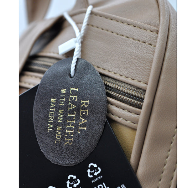 Zaino firmata COVERI ACTIVE vera pelle donna multi tasche