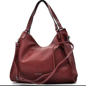 Borsa a sacco firmato SWEET YEARS Colletion donna spalla a tracolla simil pelle shopping borchie