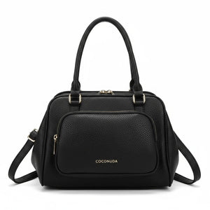 Borsa Bauletto apertura clutch firmata COCONUDA Colletion spalla donna tracolla simil pelle multi tasche clucht