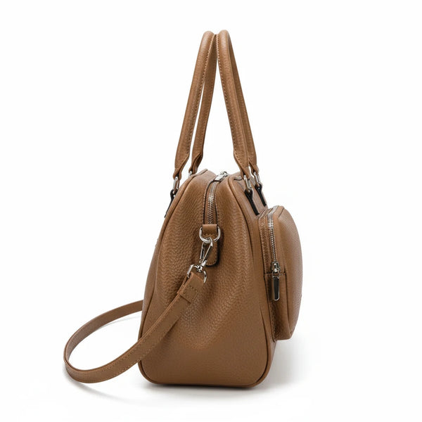 Borsa Bauletto apertura clutch firmata COCONUDA Colletion spalla donna tracolla simil pelle multi tasche clucht