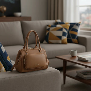 Borsa Bauletto apertura clutch firmata COCONUDA Colletion spalla donna tracolla simil pelle multi tasche clucht