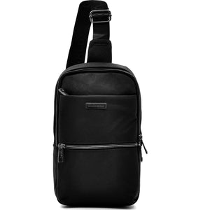 Marsupio COVERI WORLD Monospalla Uomo in Nylon Impermeabile Tracolla Regolabile e Tasche con Zip