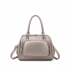 Borsa Bauletto apertura clutch firmata COCONUDA Colletion spalla donna tracolla simil pelle multi tasche clucht