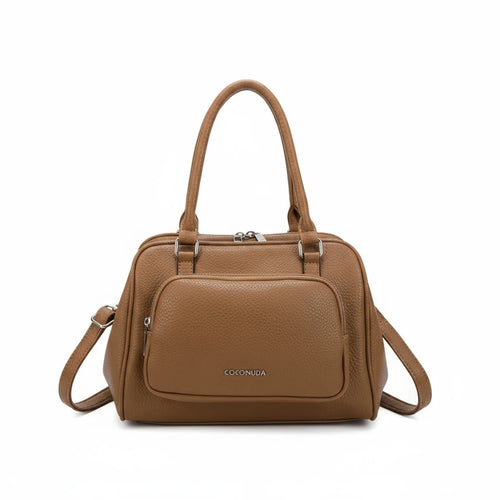 Borsa Bauletto apertura clutch firmata COCONUDA Colletion spalla donna tracolla simil pelle multi tasche clucht
