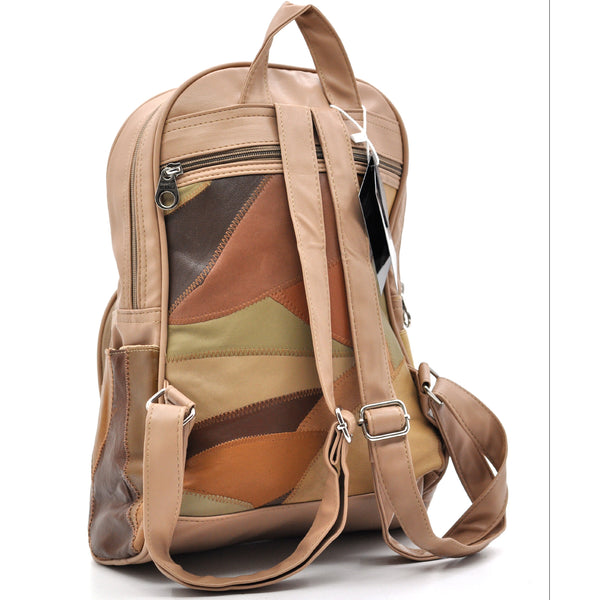 Zaino firmata COVERI ACTIVE vera pelle donna multi tasche