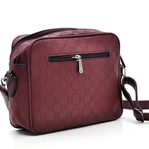 Borsa firmata CHARRO tracolla multi tasche fantasia logata logo pressato donna capiente 4 tasche cerniera