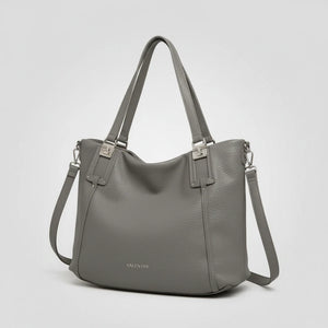 Borsa shopping a spalla grande VALENTINI tracolla casual simil pelle venata