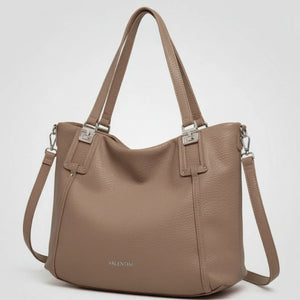 Borsa shopping a spalla grande VALENTINI tracolla casual simil pelle venata