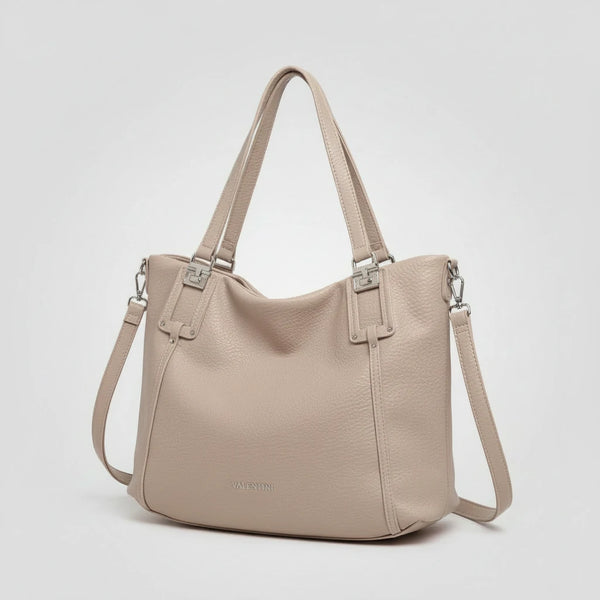 Borsa shopping a spalla grande VALENTINI tracolla casual simil pelle venata