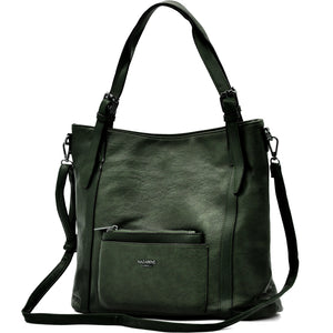 Borsa firmata Nazareno Gabirelli donna spalla shopping capiente simil pelle venata coconuda