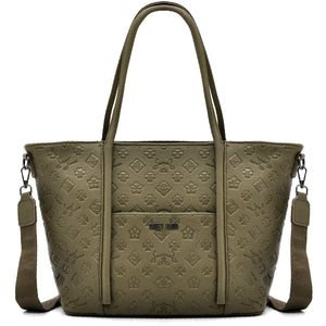 Borsa firmata SWEET YEARS in simil pelle pregiata tasche con cerniera fantasia logata originale