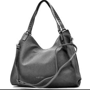 Borsa a sacco firmato SWEET YEARS Colletion donna spalla a tracolla simil pelle shopping borchie