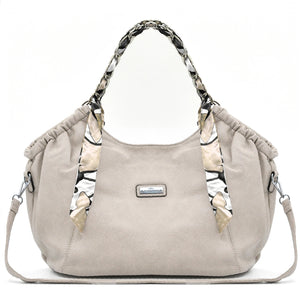 Borsa + omaggio foulard  firmata CHARRO donna spalla manici a catena e tracolla simil pelle