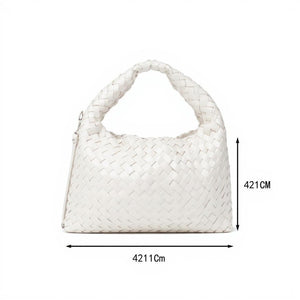 la Olivia - Borsa firmata a sacco hobo secchio capiente a spalla tracolla grande intrecciato