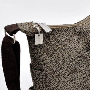 Borsa firmata CHARRO tracolla multitasche tessuto impermeabile fantasia animalier