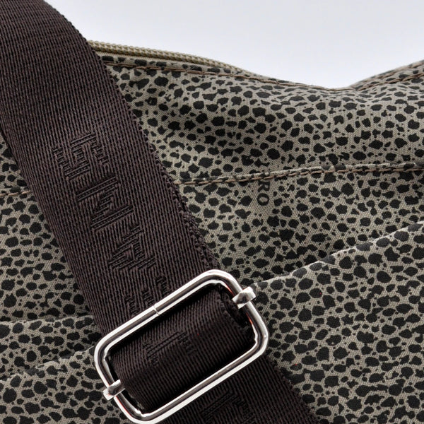 Borsa firmata CHARRO tracolla multitasche tessuto impermeabile fantasia animalier