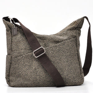 Borsa firmata CHARRO tracolla multitasche tessuto impermeabile fantasia animalier