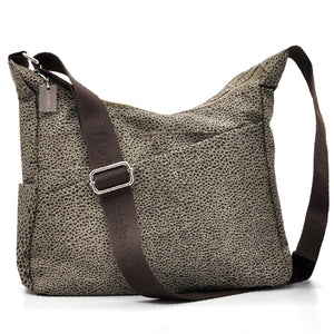 Borsa firmata CHARRO tracolla multitasche tessuto impermeabile fantasia animalier