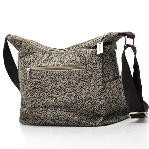 Borsa firmata CHARRO tracolla multitasche tessuto impermeabile fantasia animalier