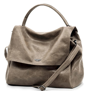 NAZARENO GABRIELLI - Borsa multitasche firmata giornaliera elegante 3 zip platta bauletto capiente