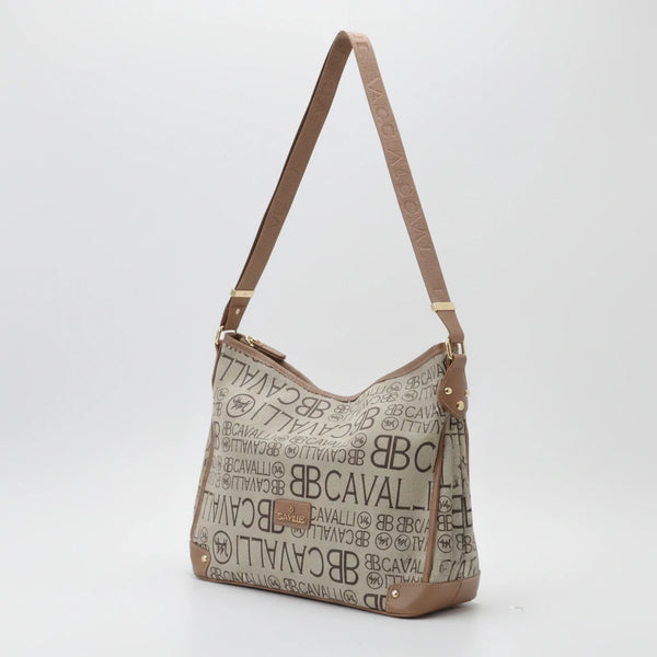 BB Cavalli borsa a sacco LIMITED EDITION fantasia logata monomanico