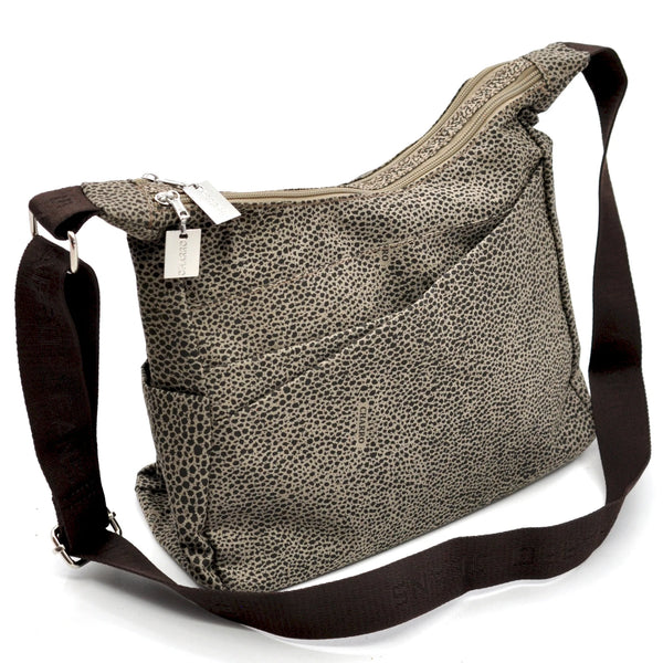 Borsa firmata CHARRO tracolla multitasche tessuto impermeabile fantasia animalier