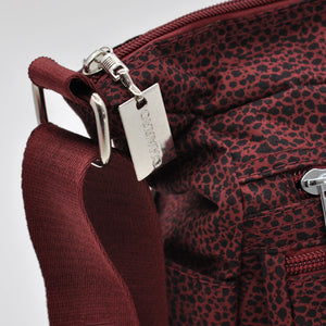 Borsa firmata CHARRO tracolla multi tasche tessuto impermeabile fantasia animalier donna capiente