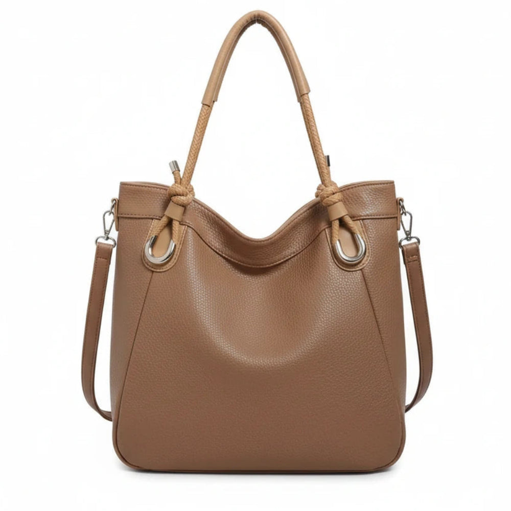 La Duccizza - Borsa firmata Gyoiamea shopping a spalla manici a corda