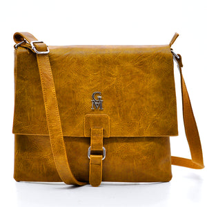 La Belle Époque borsa firmata Gyoiamea in pelle vegana tracolla unisex per uomo e donna VINTAGE