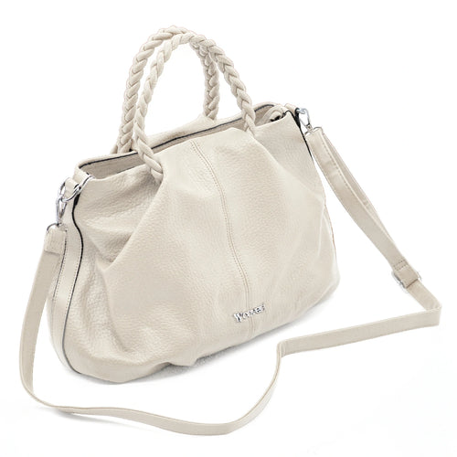 Borsa Bauletto YYCoveri Donna Manici Intrecciati in simil Pelle Elegante con Tracolla