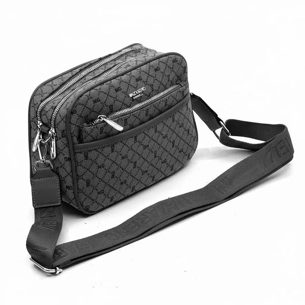 NAZARENO GABRIELLI - Borsa borsetta multitasche fantasia Monogram con Tracolla