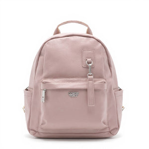 Zaino in eco Pelle Coveri World - Elegante e Resistente, Donna , Zaino Casual con Tasca Frontale con Zip e Tasche Laterali, Perfetto per Uso Quotidiano e Lavoro