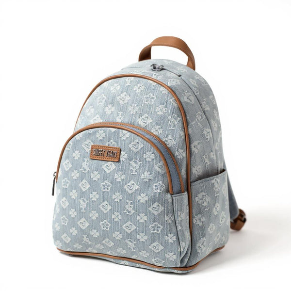 Zaino jeans firmato SWEET YEARS modello fantasia logata